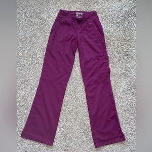 Purple Label By Healing Hands Wine Women's Tori Yoga Scrub Pant